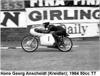 Hans Georg Anscheidt Kreidler 1964 50cc TT-1