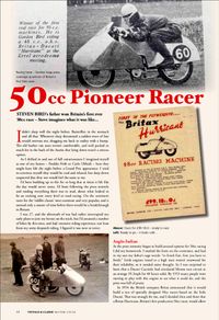 VMCC Article on the Hurricane and Gordon Bird